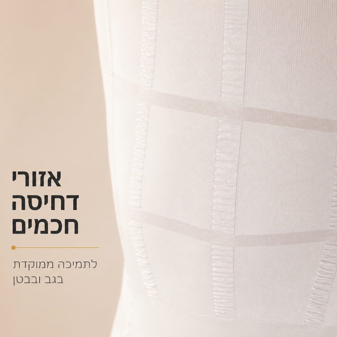 גופיית תמיכה לגברים – פתרון יומיומי לגב כפוף ויציבה לקויה
